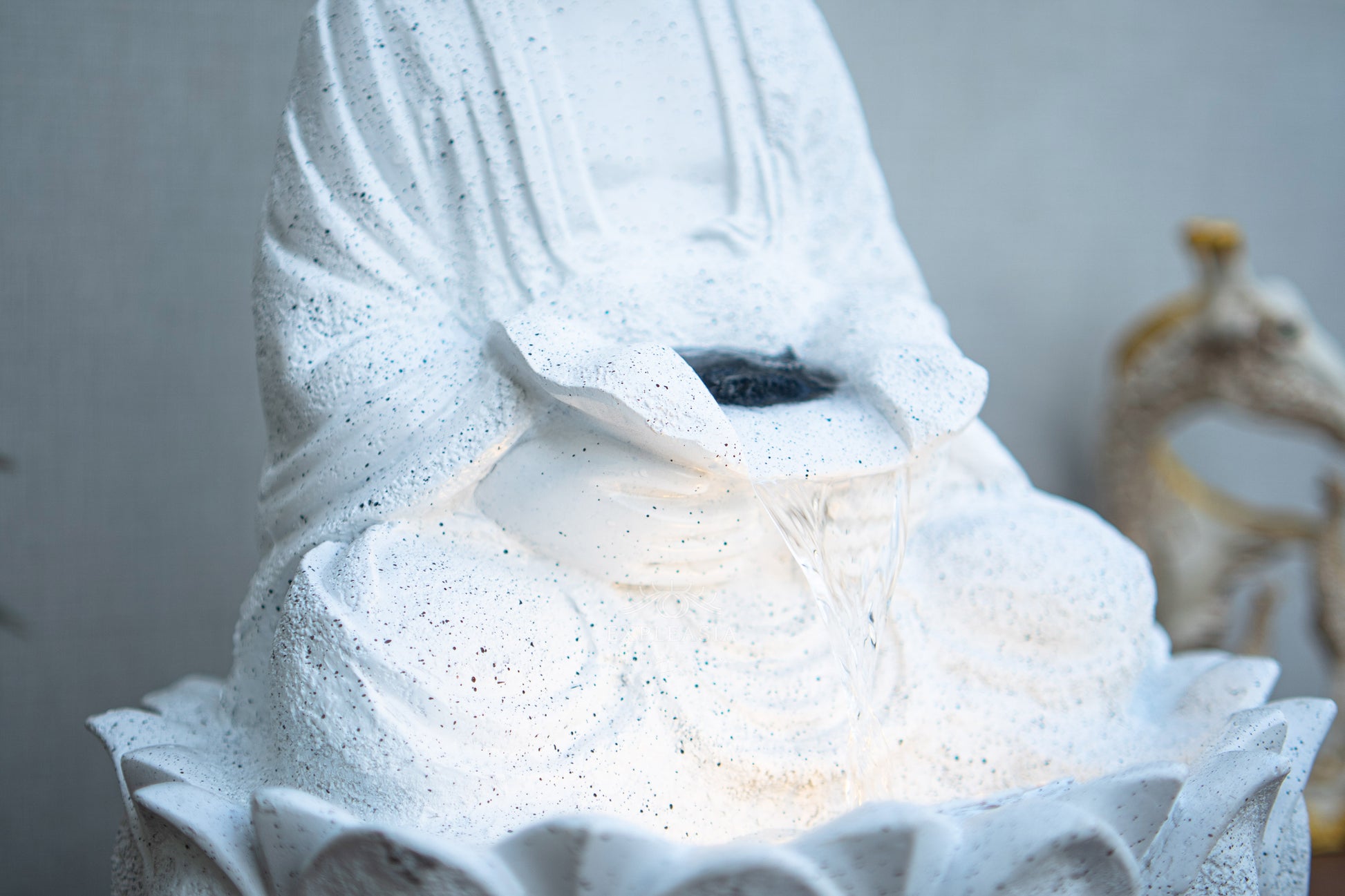 2ft Lotus Buddha Water Fountain for Home, Office, Buddha Water Fountain for Home, Buddha Water Fountain Indoor Home décor, Buddha Fountain Small