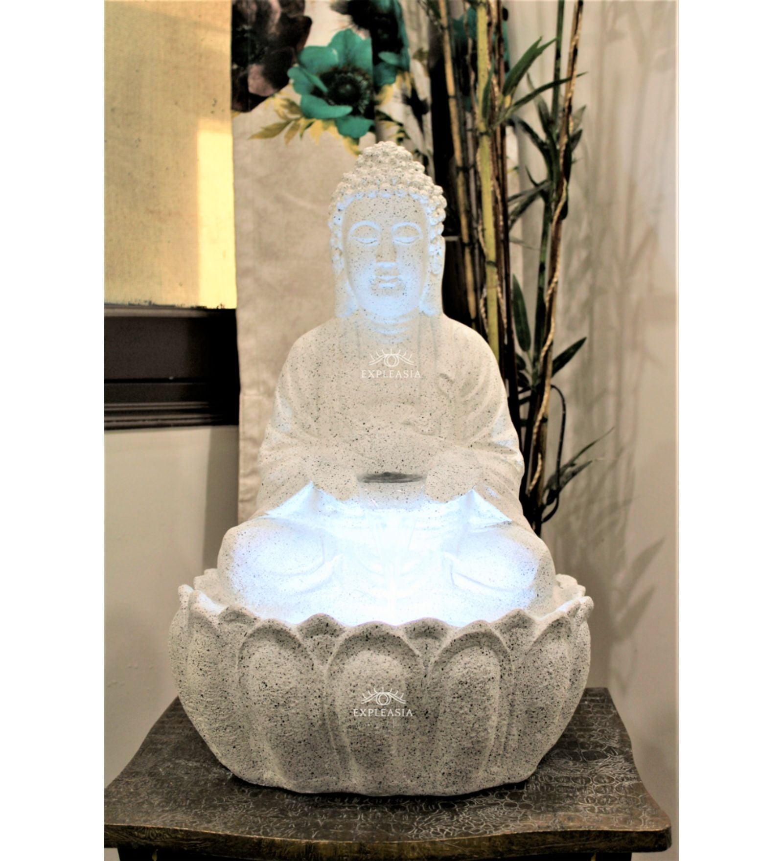 2ft Lotus Buddha Water Fountain for Home, Office, Buddha Water Fountain for Home, Buddha Water Fountain Indoor Home décor, Buddha Fountain Small