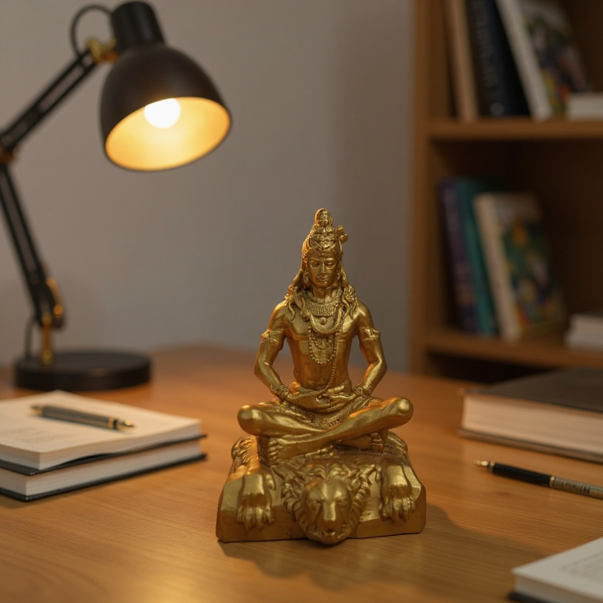 Decorative Lord Shiva Idol Showipece for Car deshboard, Office Table and Home Temple, Gift Item