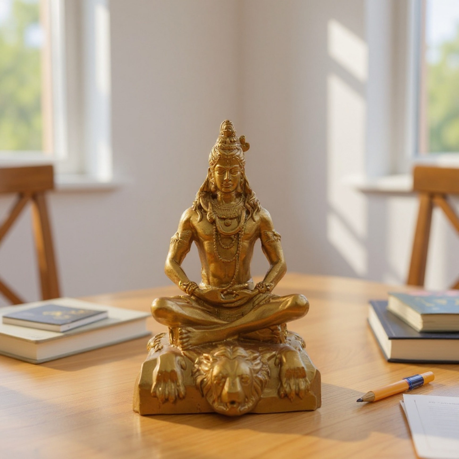 Decorative Lord Shiva Idol Showipece for Car deshboard, Office Table and Home Temple, Gift Item