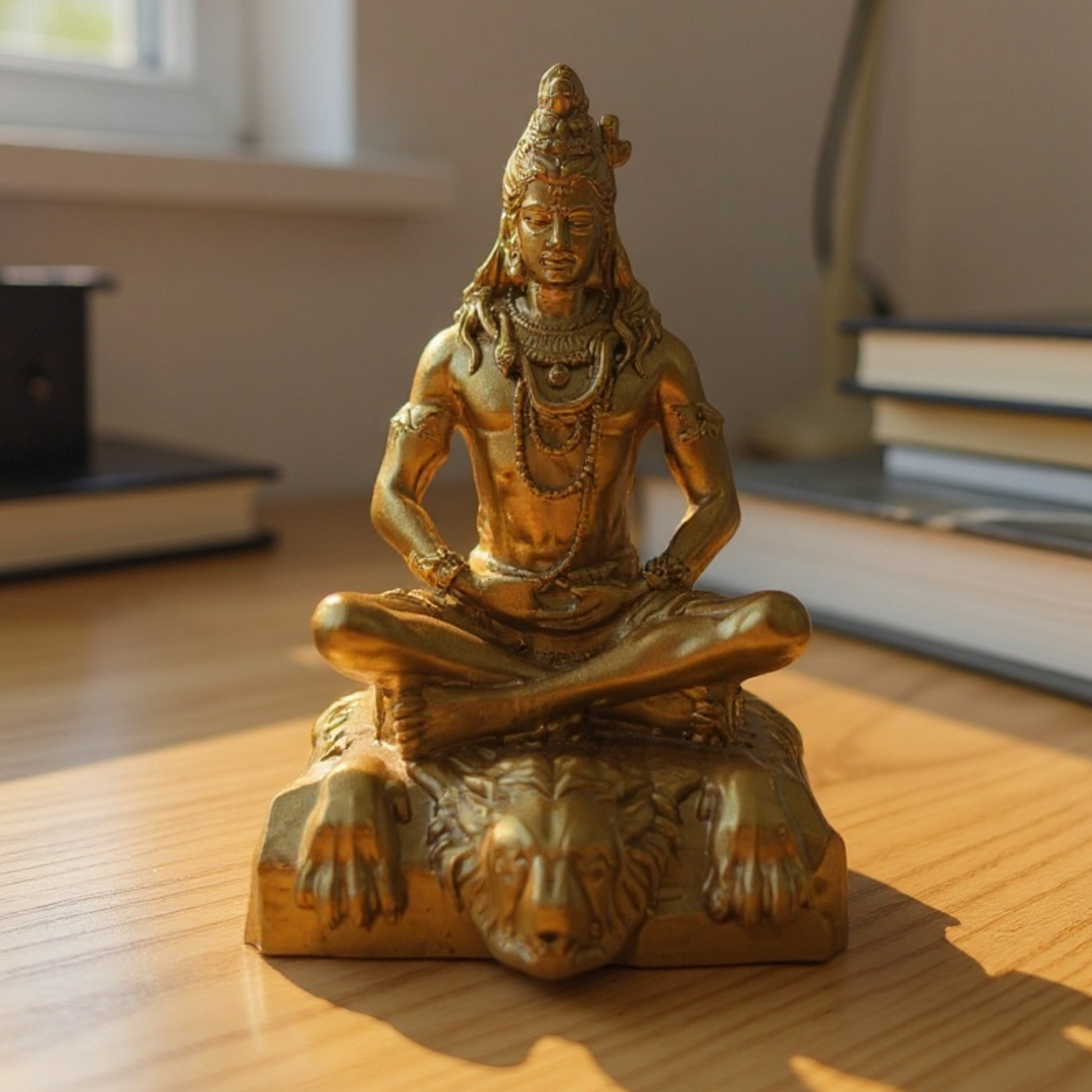 Decorative Lord Shiva Idol Showipece for Car deshboard, Office Table and Home Temple, Gift Item