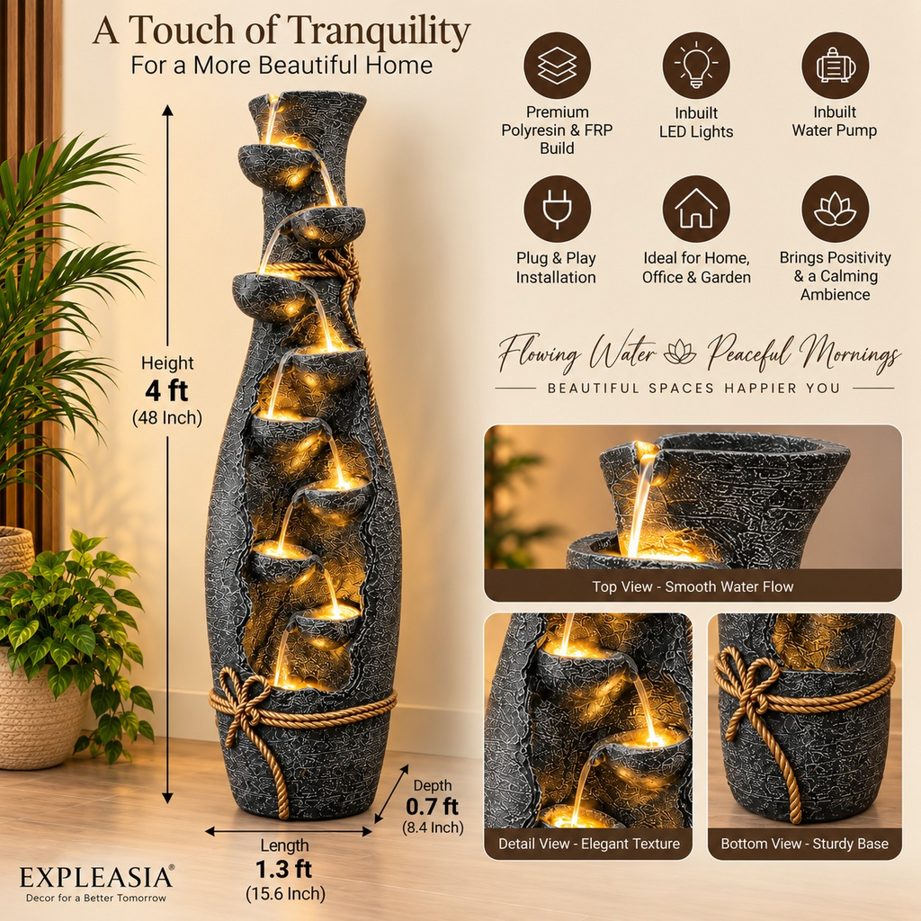 Magnum Lamp Water Fountain – Big Size | For Home, Garden & Living Room