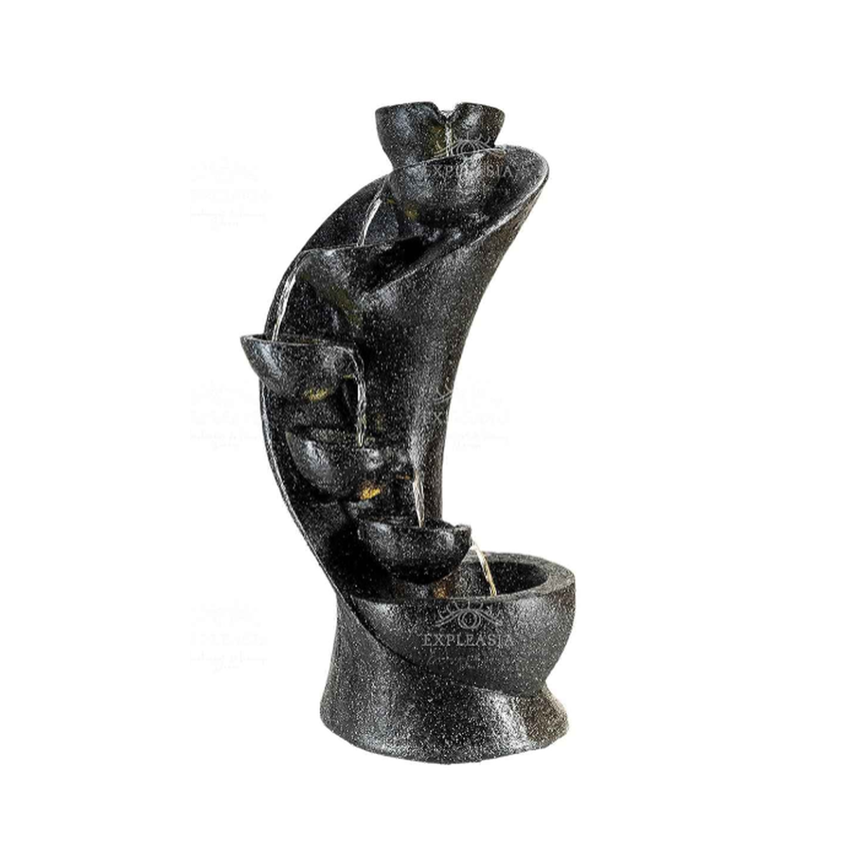 7 Stacked Chalice Water Fountain - Large Size for Home, Garden & Vastu