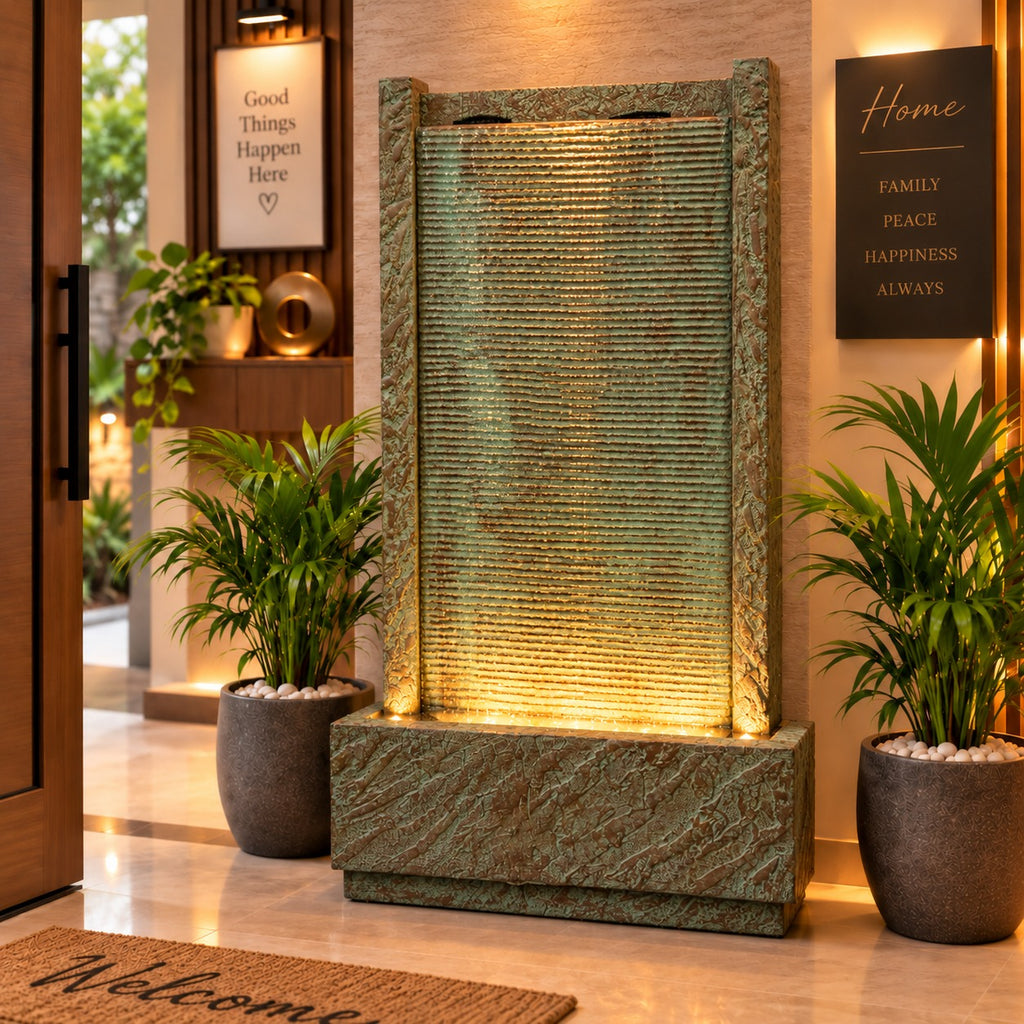 4ft River Slate Waterfall Fountain – Big Size | For Home & Vastu