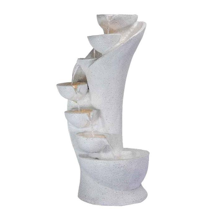 7 Stacked Chalice Water Fountain - Large Size for Home, Garden & Vastu